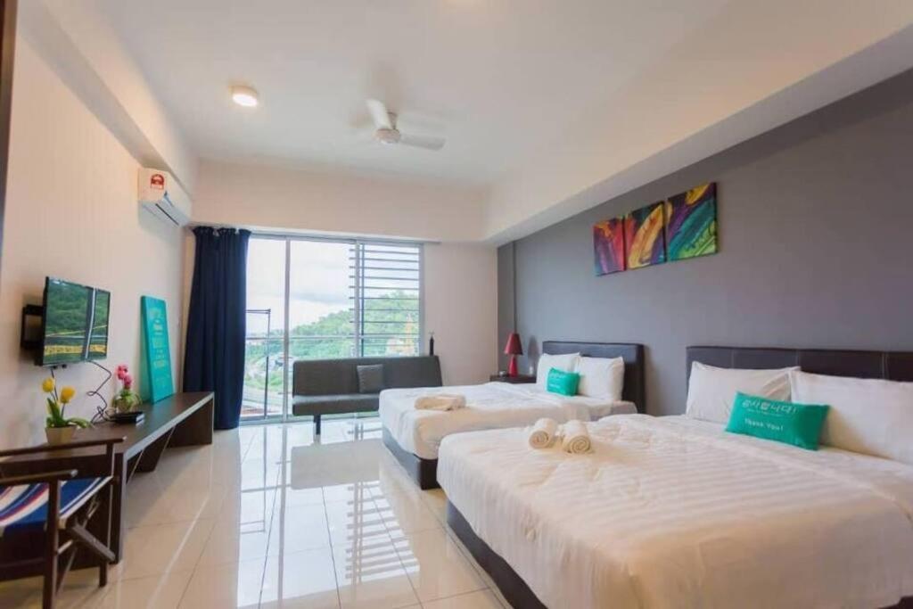 KK studio [B]/2 Queen Bed/ Netflix/Free Parking - Housity