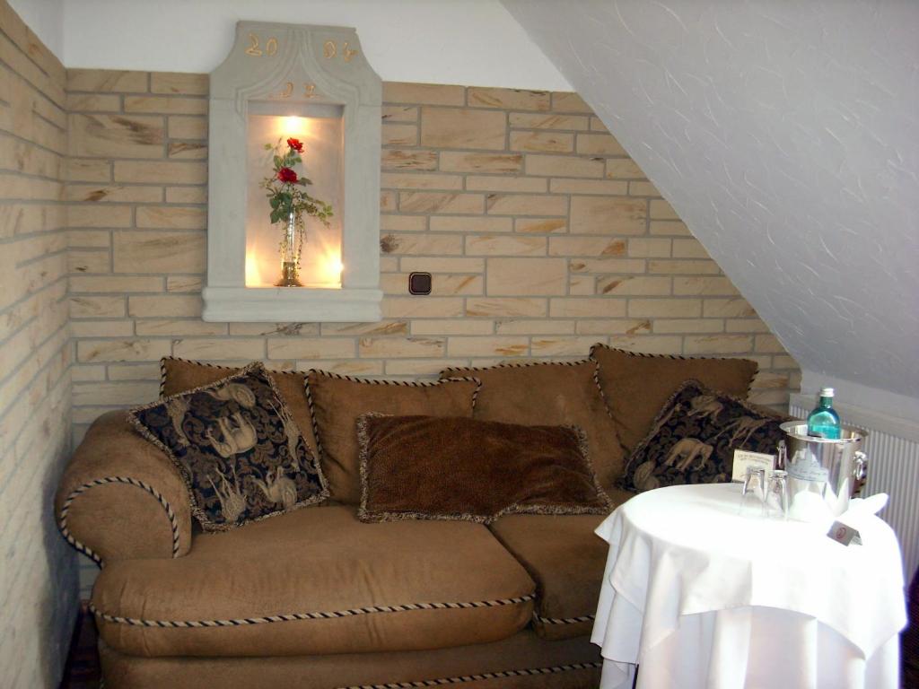 Istumisnurk majutusasutuses Elegant-Hotel "Zur Burg"