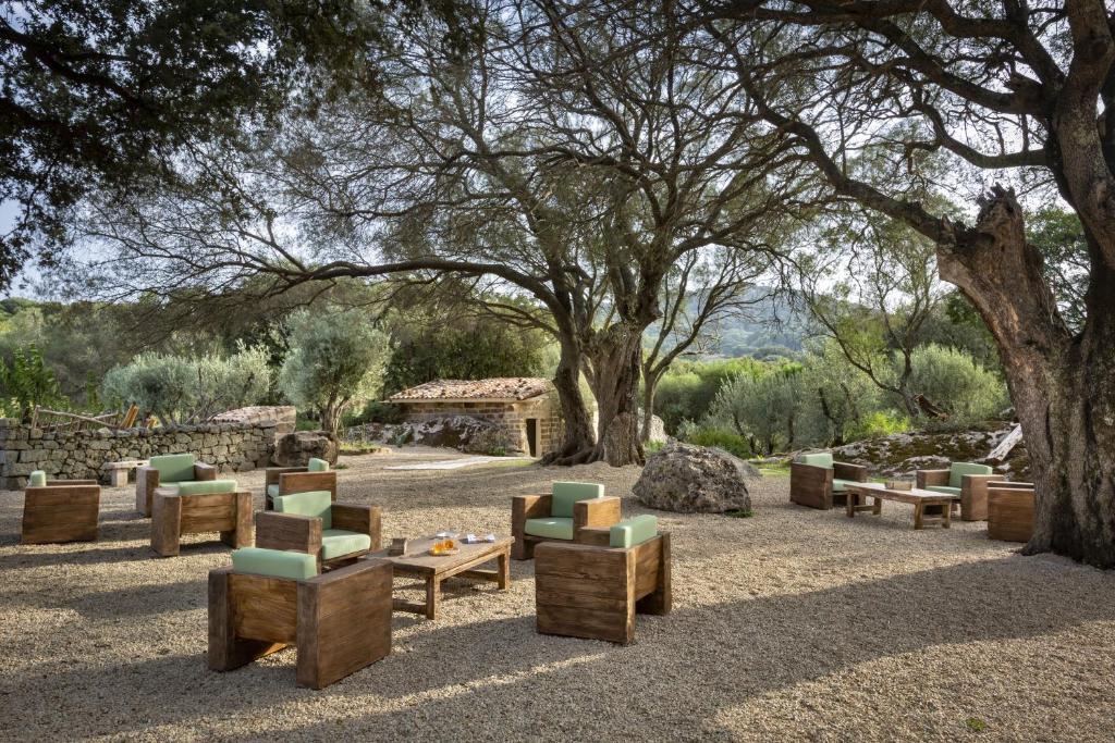 Zahrada ubytování Gallicantu Stazzo Retreat
