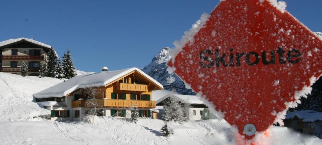 Landhaus Alpenland v zimě