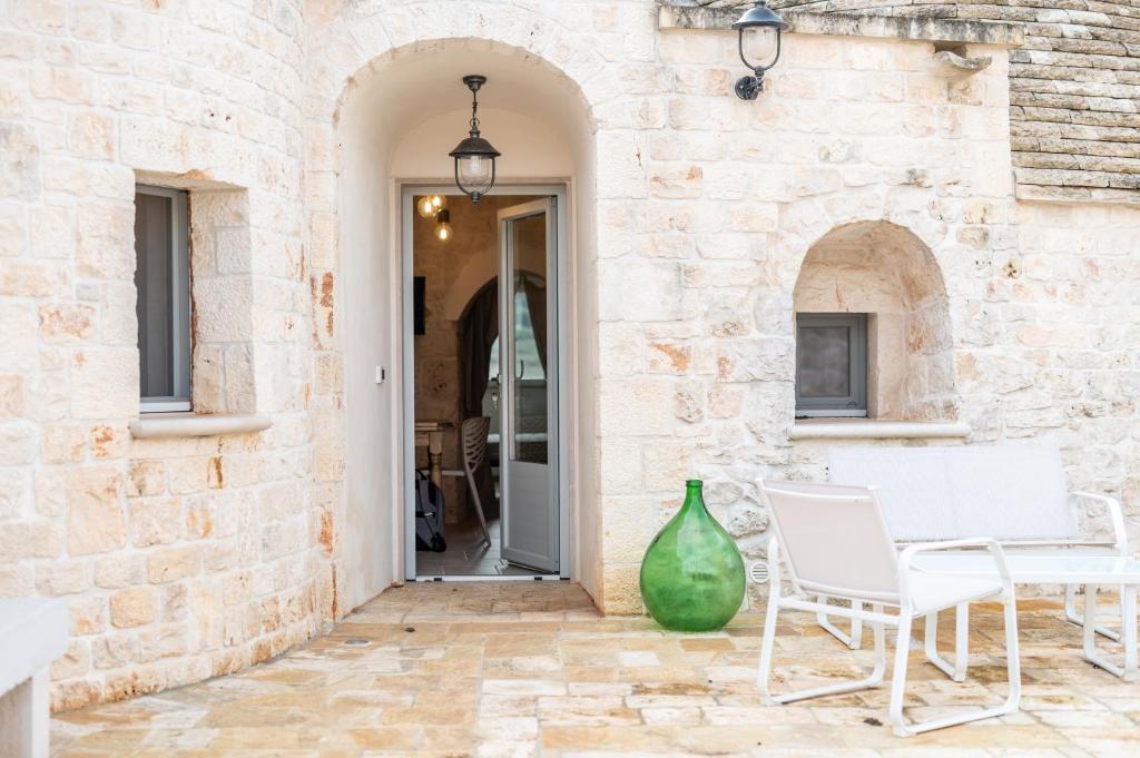 Patio nebo venkovní prostory v ubytování Trulli in Vigna