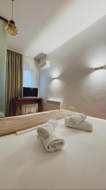 TV a/nebo společenská místnost v ubytování ODA Guest House