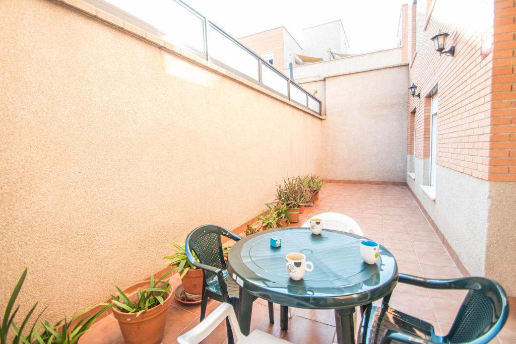 Balkón alebo terasa v ubytovaní Serrallo Apartment