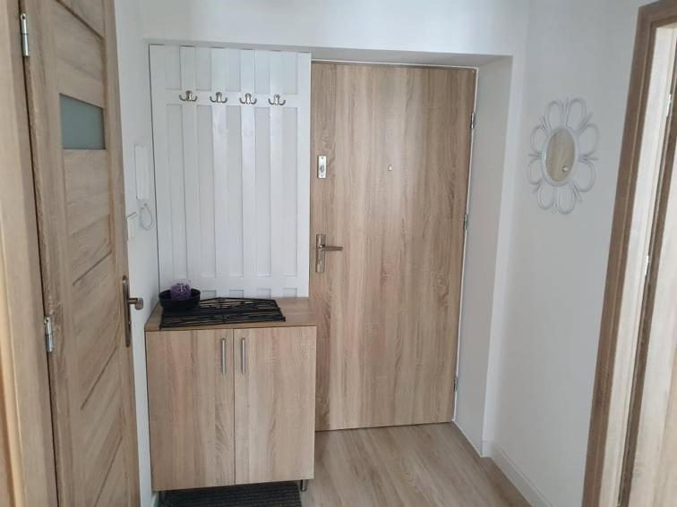 Kuchyň nebo kuchyňský kout v ubytování Apartament Twoja Chwila