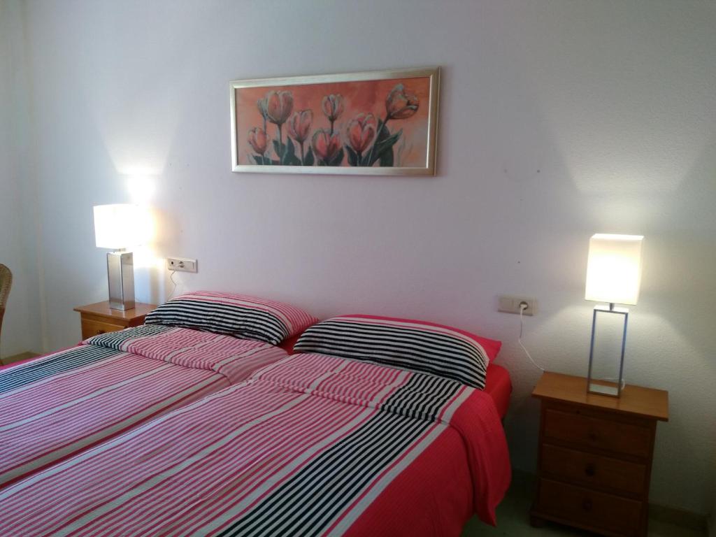 Posteľ alebo postele v izbe v ubytovaní Appartement Orly