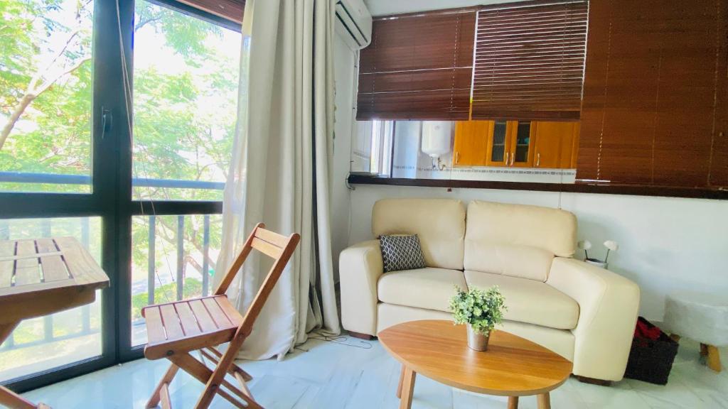 Posedenie v ubytovaní Loft Playa Suite Málaga