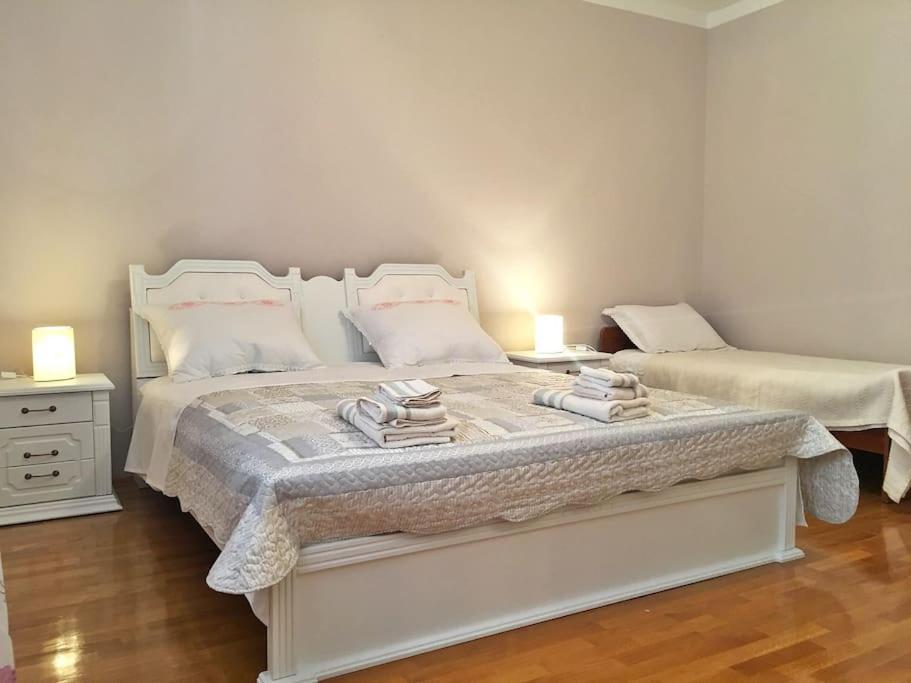 Posteľ alebo postele v izbe v ubytovaní luxury apartment Tanja , Bacvice Split