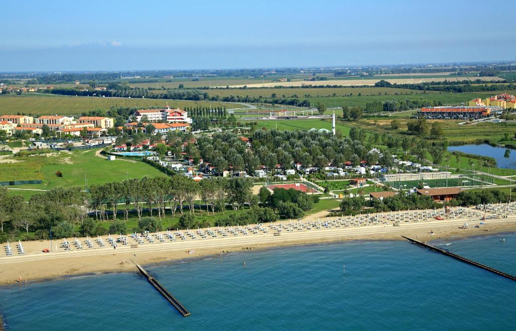 Paesaggio naturale nelle vicinanze del campeggio