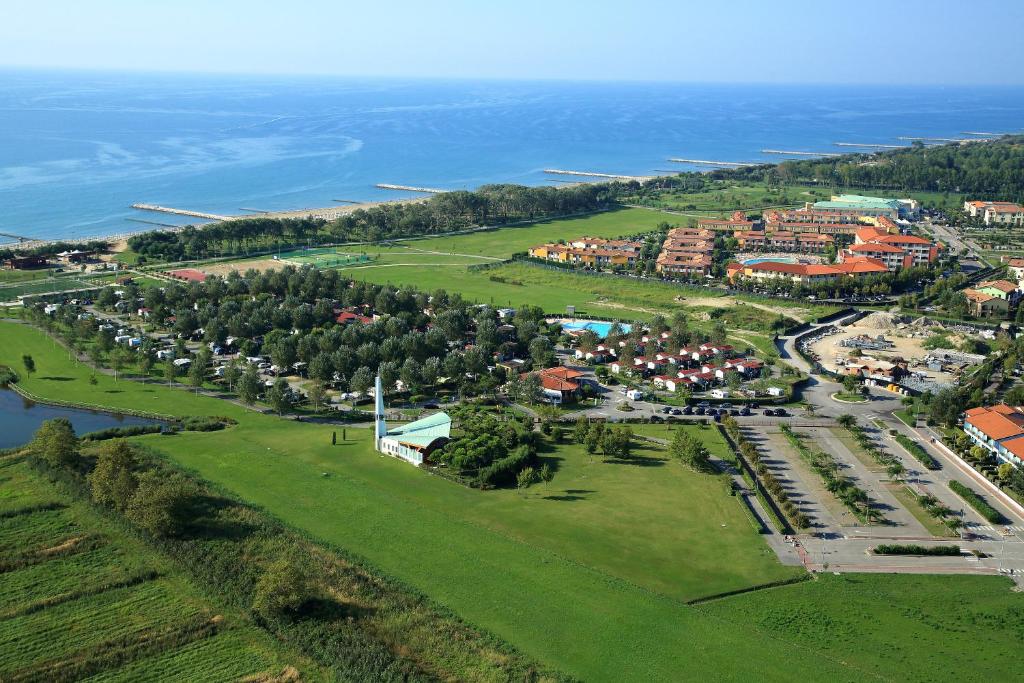 Paesaggio naturale nelle vicinanze del campeggio