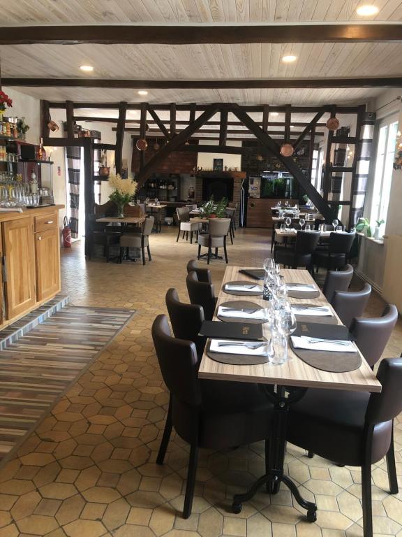 Restaurace v ubytování L'auberge fleurie