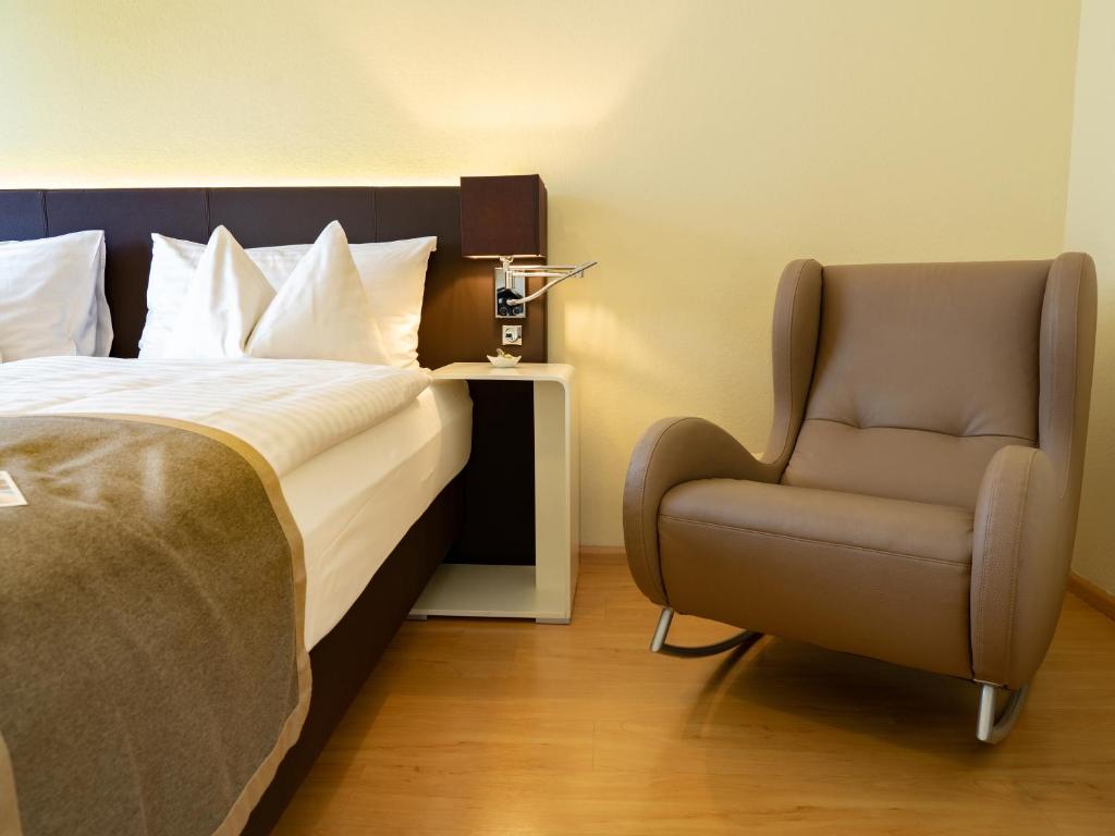 Voodi või voodid majutusasutuse Hotel Spalentor - Ihr sympathisches Stadthotel toas