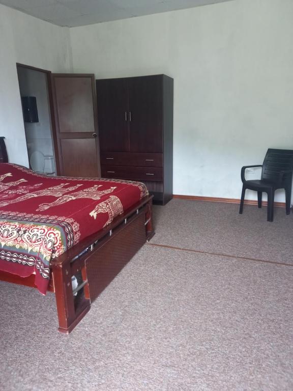 Postel nebo postele na pokoji v ubytování Montano Camping & Hostel