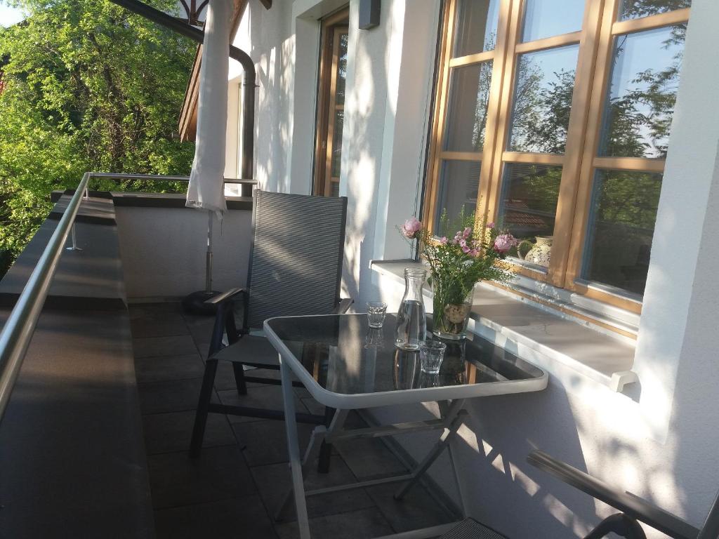 Posezení v ubytování Ferienwohnung Adlmaier