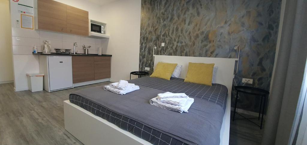 Kuchyňa alebo kuchynka v ubytovaní Apartmani Karlo