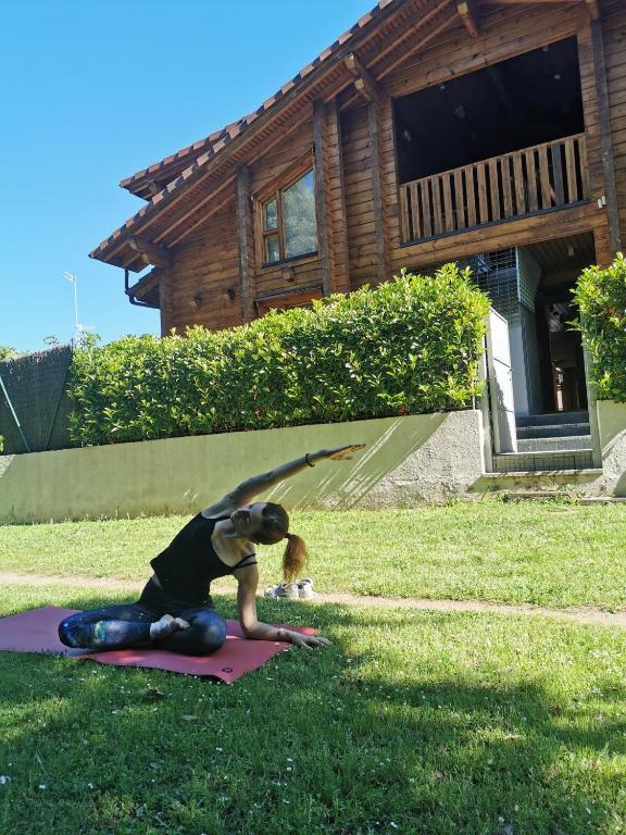Vonkajšia záhrada v ubytovaní Hotel Somlom - ECO Friendly Montseny