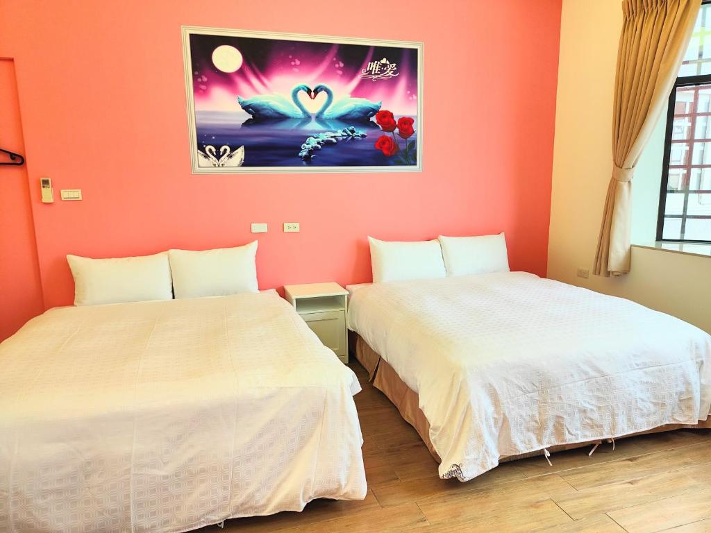 Xinyuanbao Shangshi Homestay - Viervoudige Kamer Met Uitzicht Op De Tuin