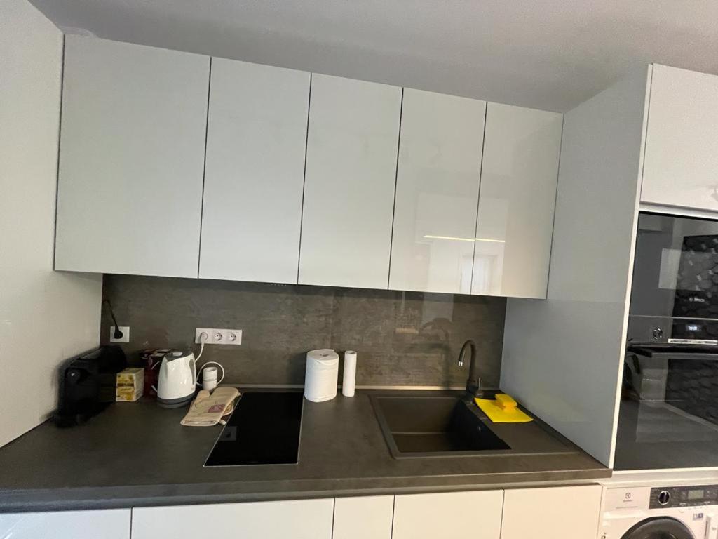 Een keuken of kitchenette bij Adina Apartament