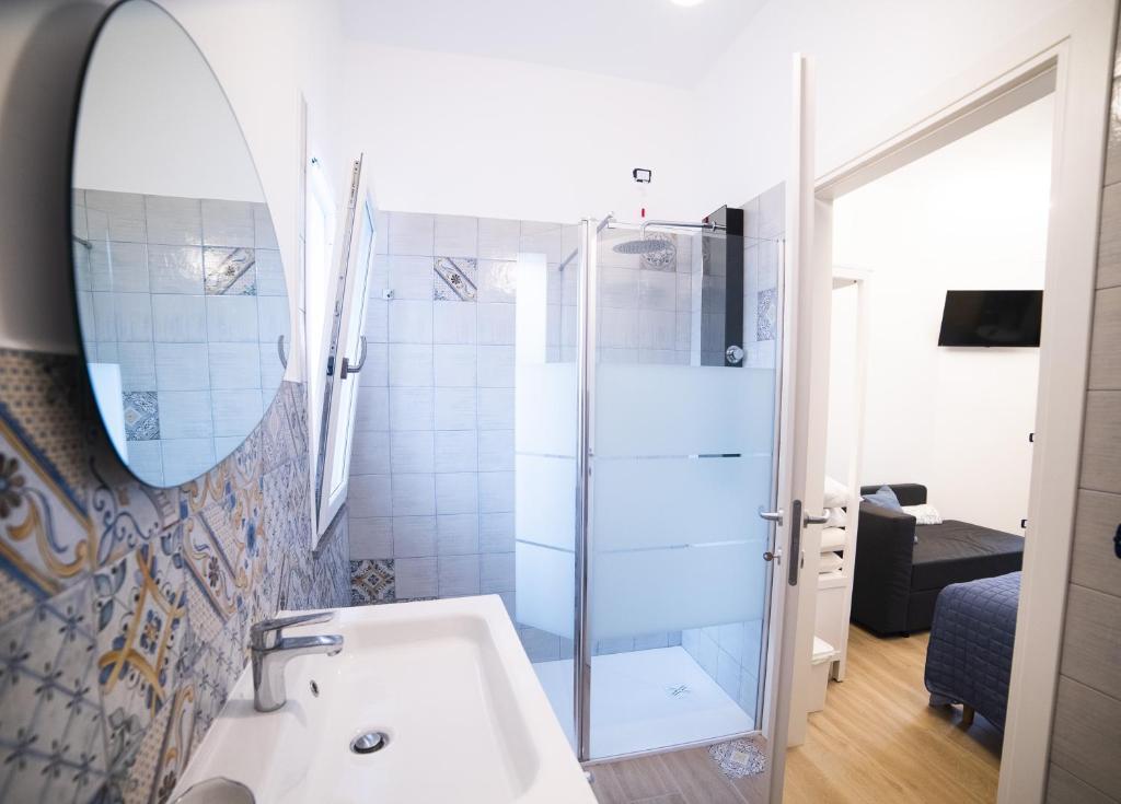 Koupelna v ubytování B&B La Marisa