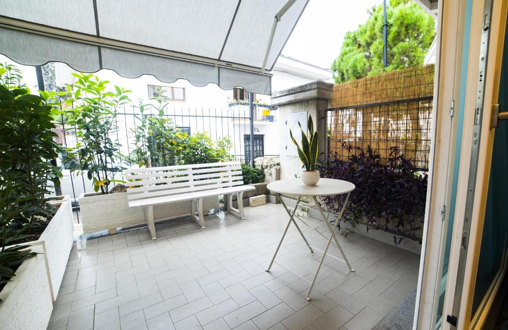 Balkón nebo terasa v ubytování B&B La Marisa