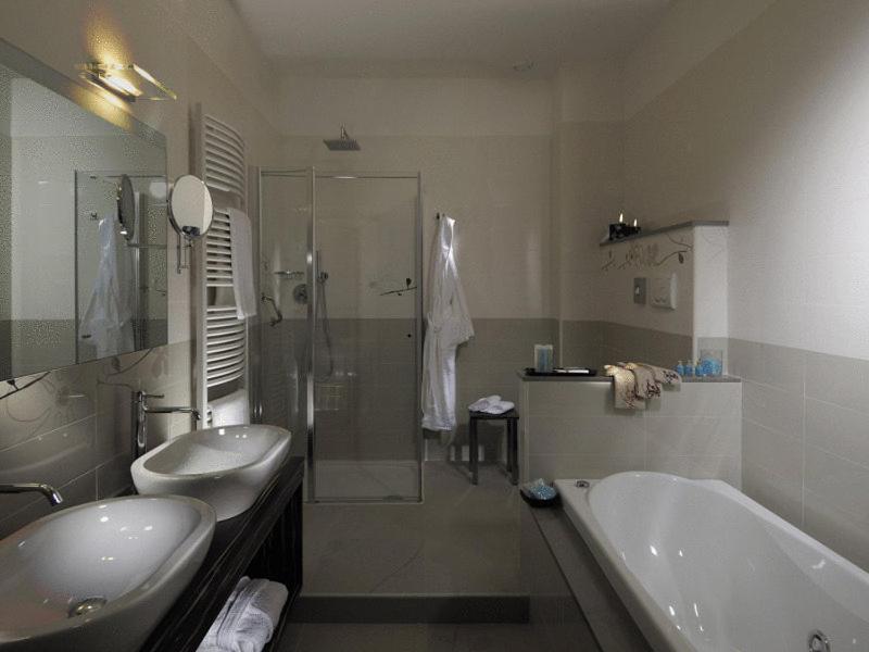 Kúpeľňa v ubytovaní Hotel La Cartiera