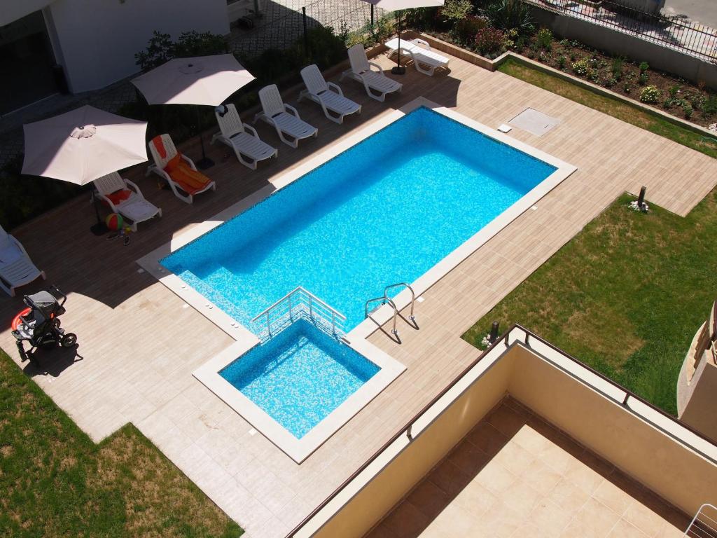 Bazén v ubytování Hotel Milan nebo v jeho okolí