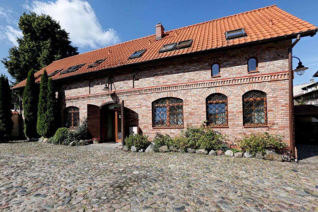 Budova, kde se aparthotel nachází