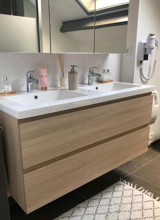 Koupelna v ubytování Grysperre B&B