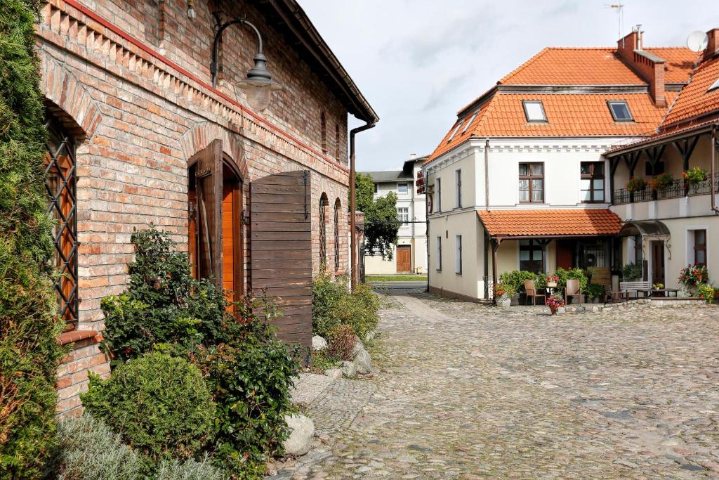 Budova, kde se aparthotel nachází