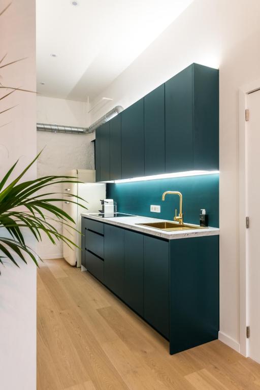 Cucina o angolo cottura di Beautiful appartment in the heart of Antwerp