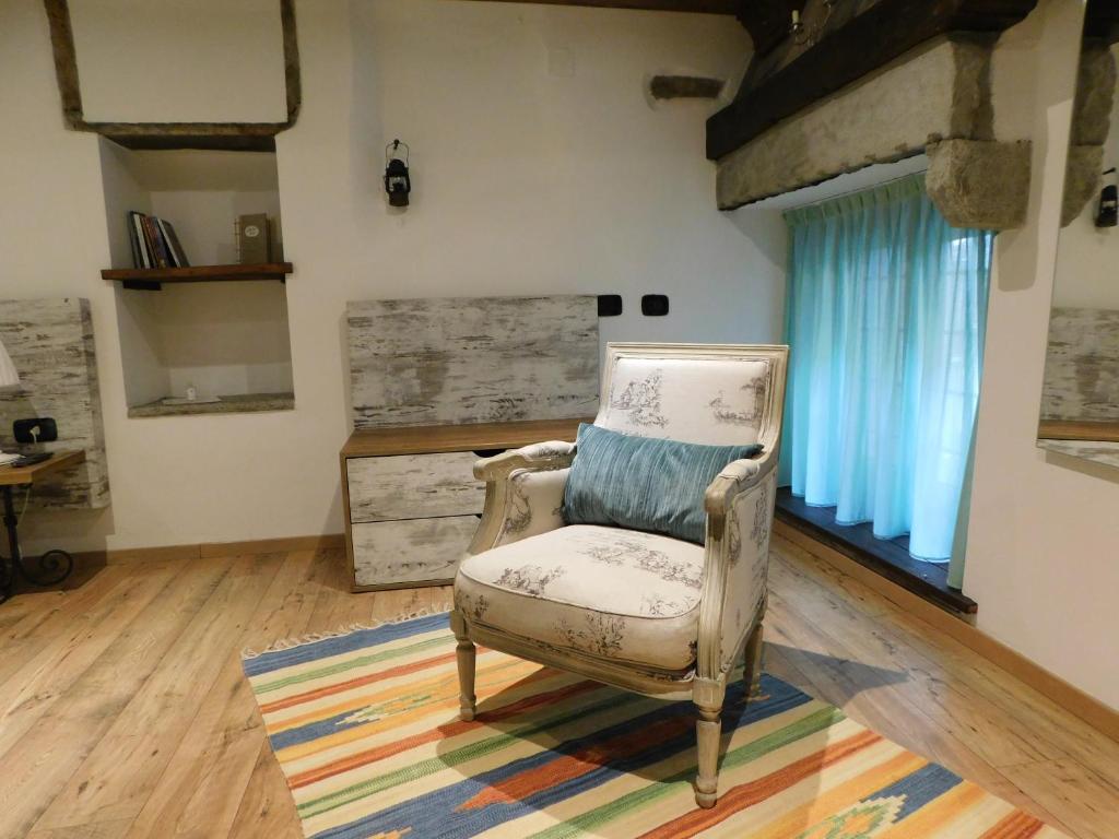 Posezení v ubytování NicoMat Rooms