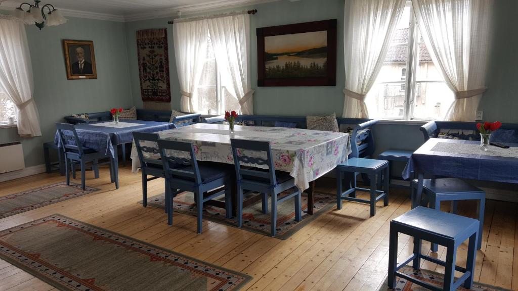 Posezení v ubytování Vandrarhemmet Gammelgården