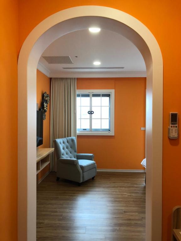 Posezení v ubytování Dafu Qiandai Manor