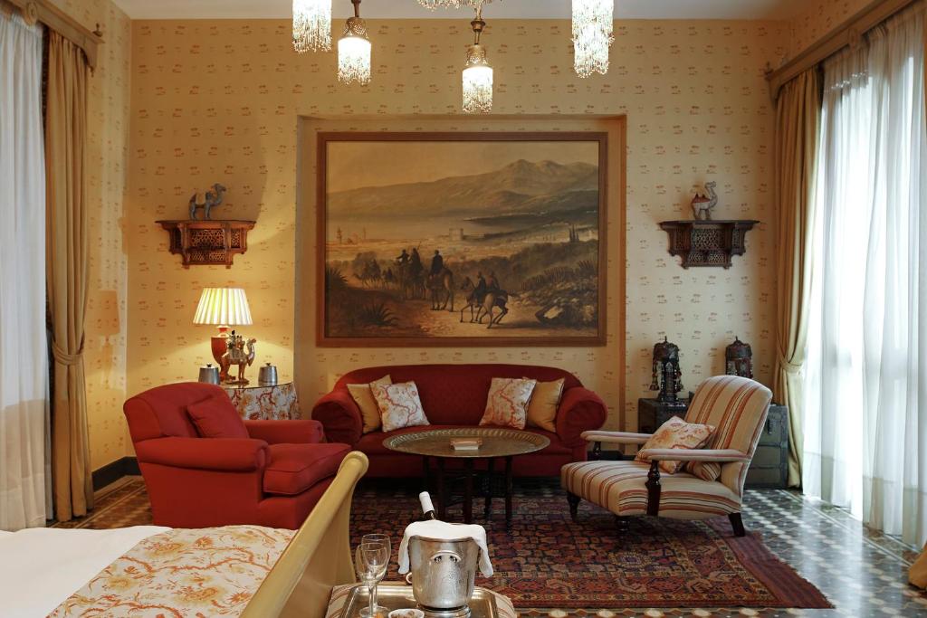 Posezení v ubytování Albergo Hotel