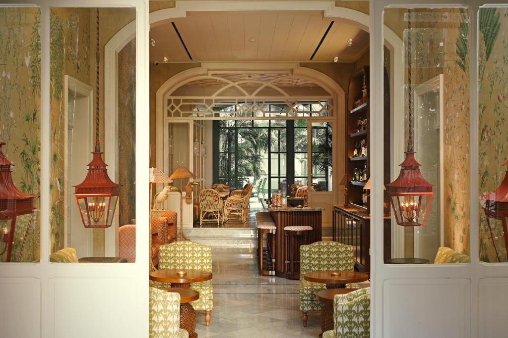 Posezení v ubytování Albergo Hotel