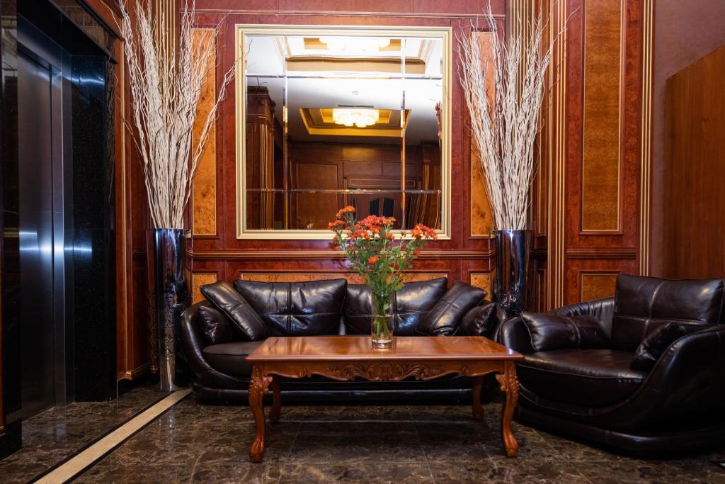 Posezení v ubytování Diamond Hotel Yerevan