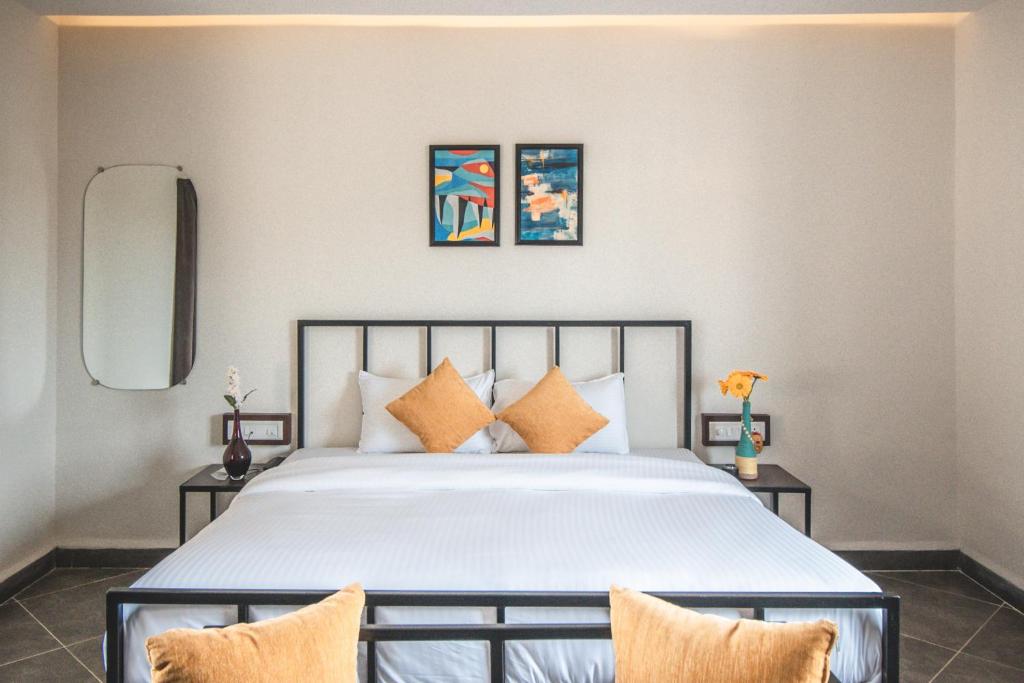 Postel nebo postele na pokoji v ubytování Amber Rooms