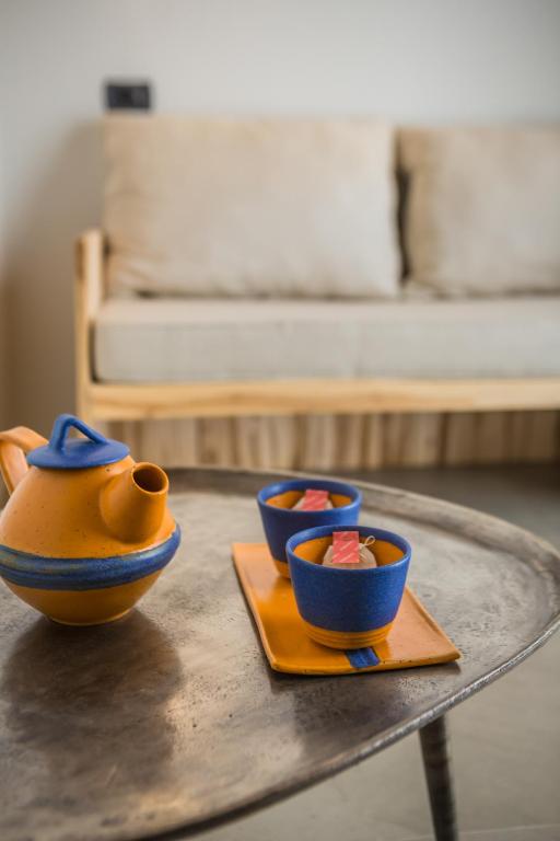 Posezení v ubytování Harmony Suites