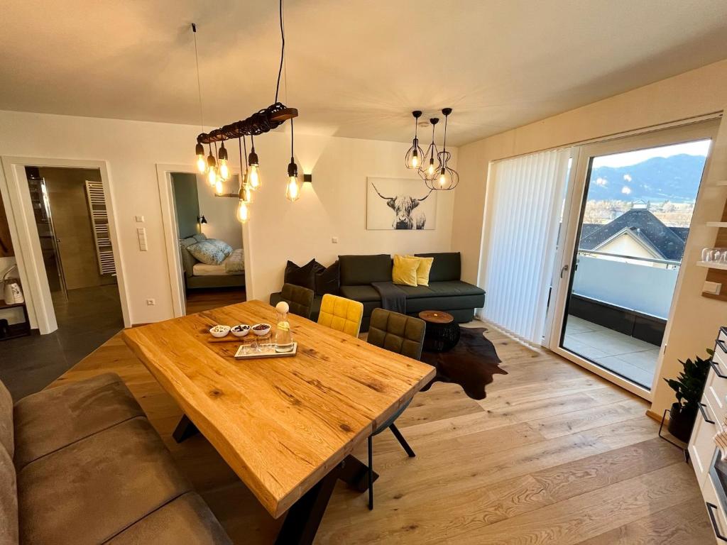 Posezení v ubytování Alpin Art Appartements