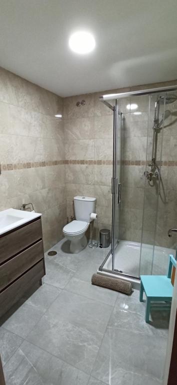 Koupelna v ubytování Apartamentos turísticos las 3 Golondrinas