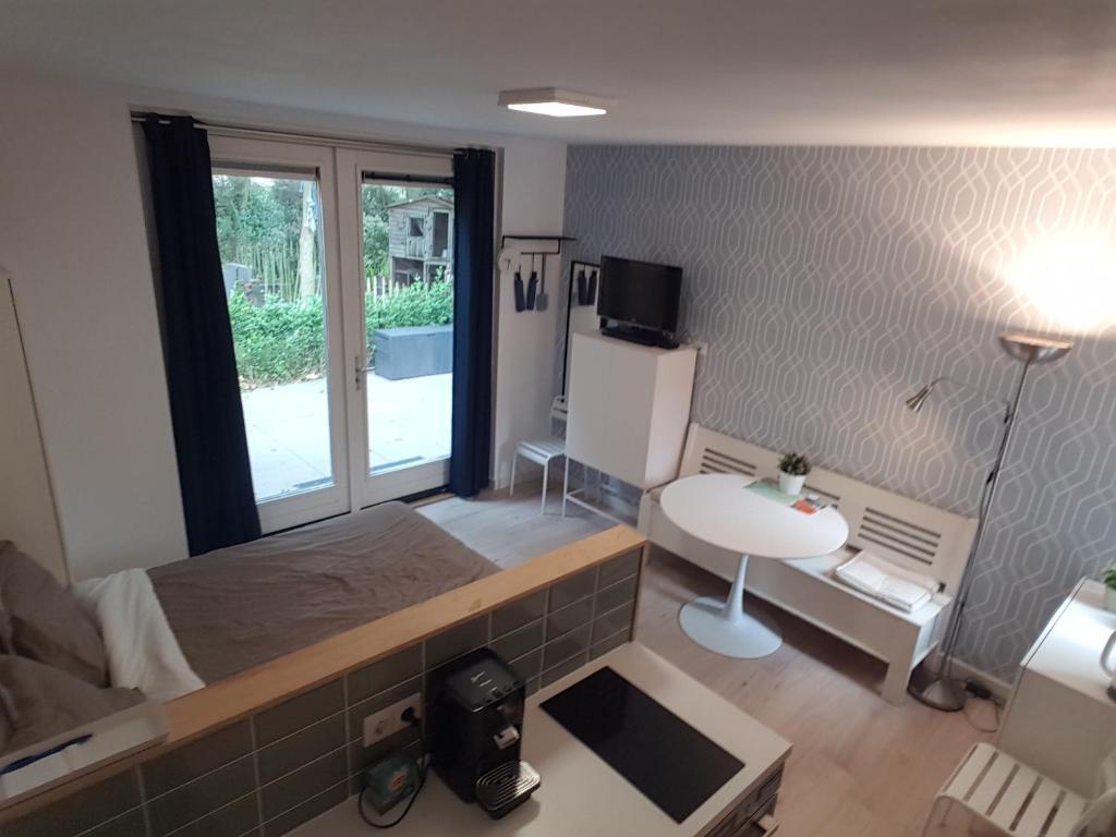 Koupelna v ubytování Studio Badstrand