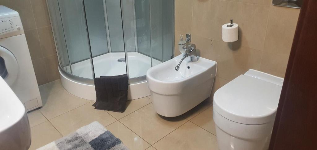 Kúpeľňa v ubytovaní Apartament przy plazy