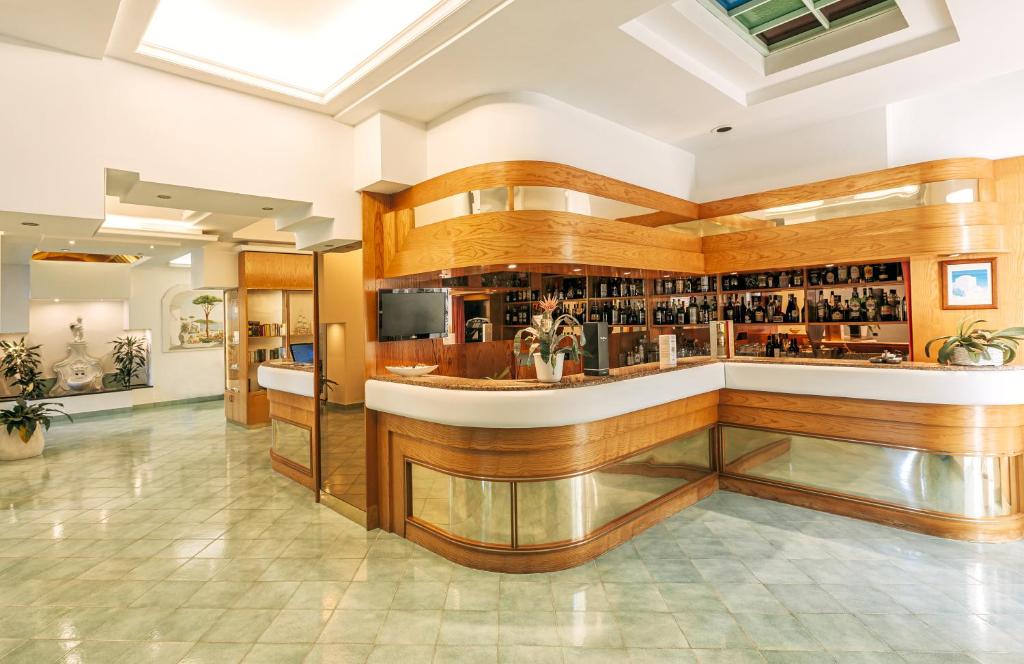 Lounge nebo bar v ubytování Hotel Regina Palace Terme