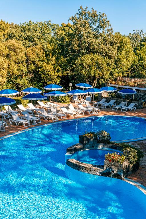Bazén v ubytování Hotel Regina Palace Terme nebo v jeho okolí