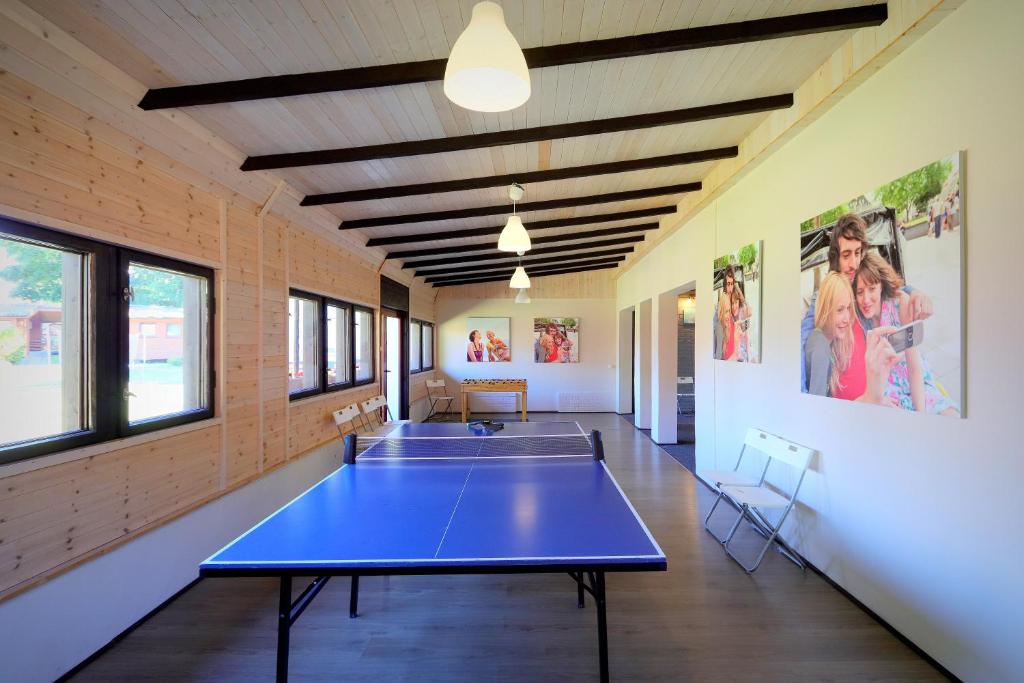Stolní tenis v ubytování Ośrodek Wczasowy Łowiczanka nebo okolí