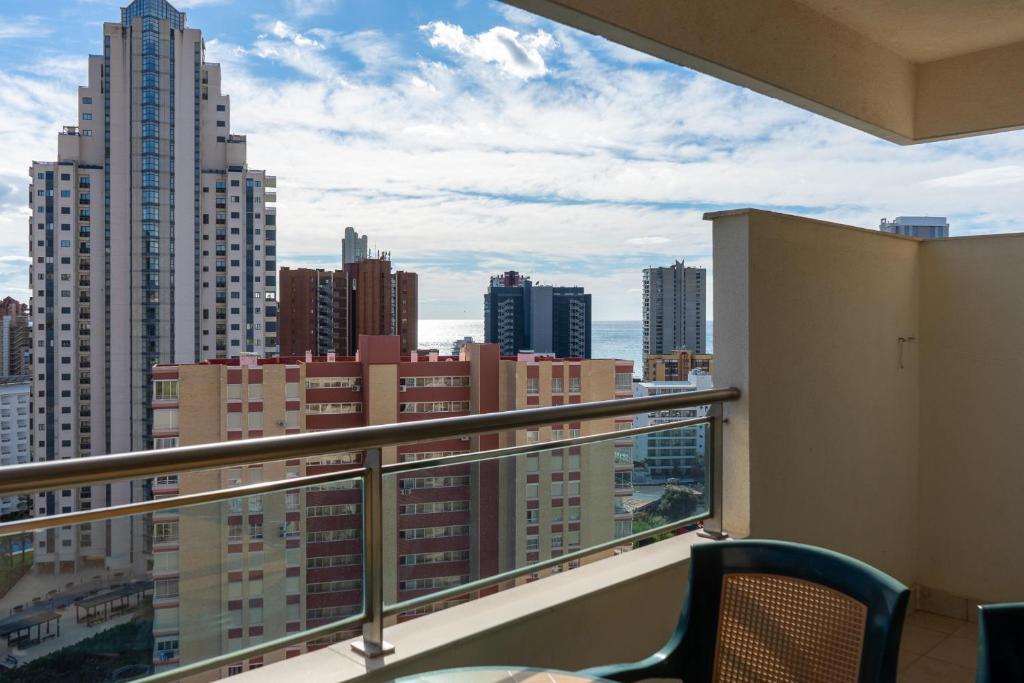 Balkón nebo terasa v ubytování Apartamento Completo Torresol IV