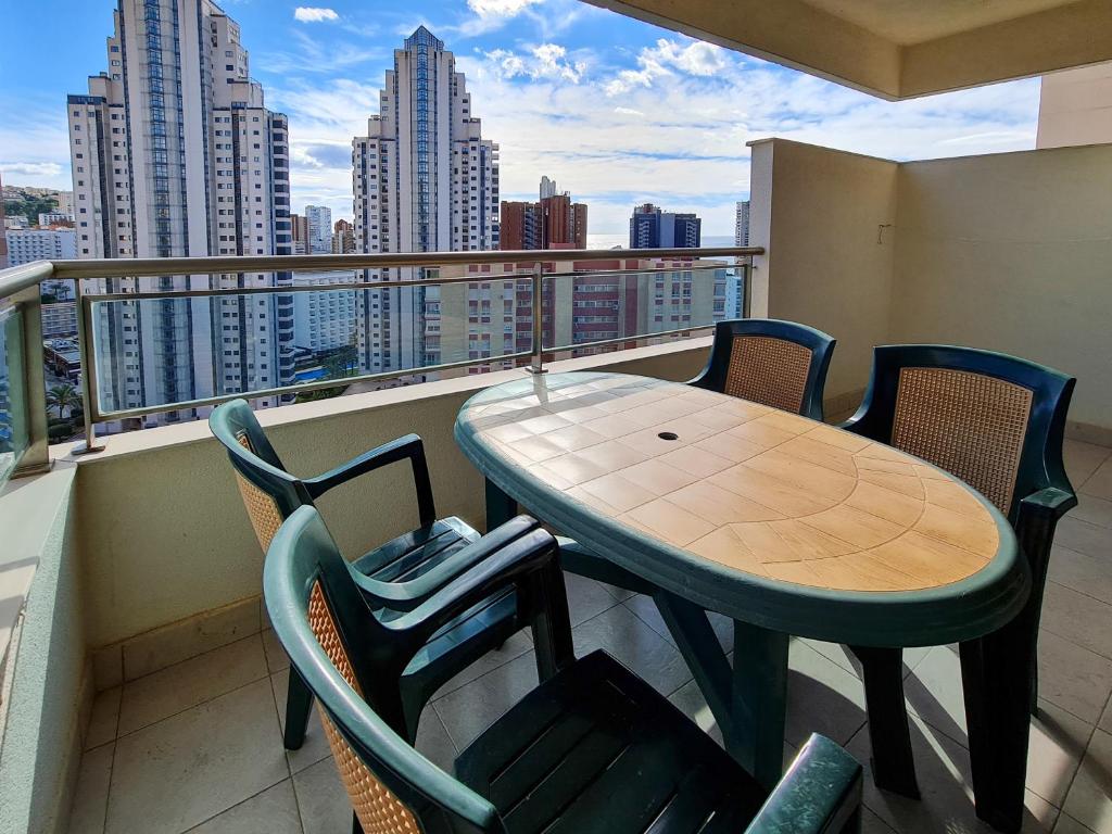 Balkón nebo terasa v ubytování Apartamento Completo Torresol IV