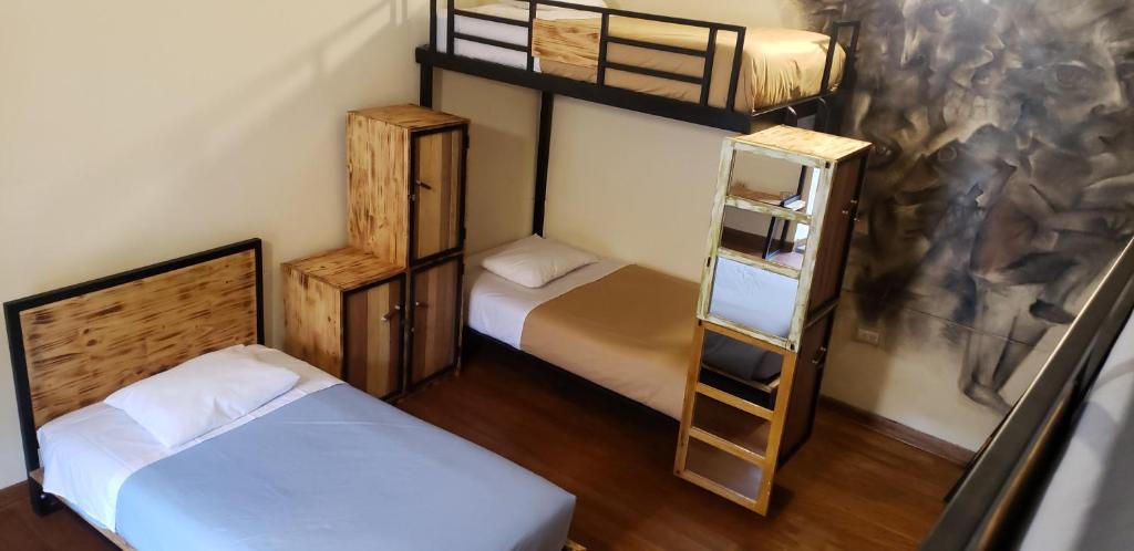 Postel nebo postele na pokoji v ubytování Hommam
