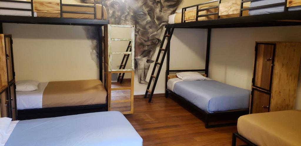 Postel nebo postele na pokoji v ubytování Hommam