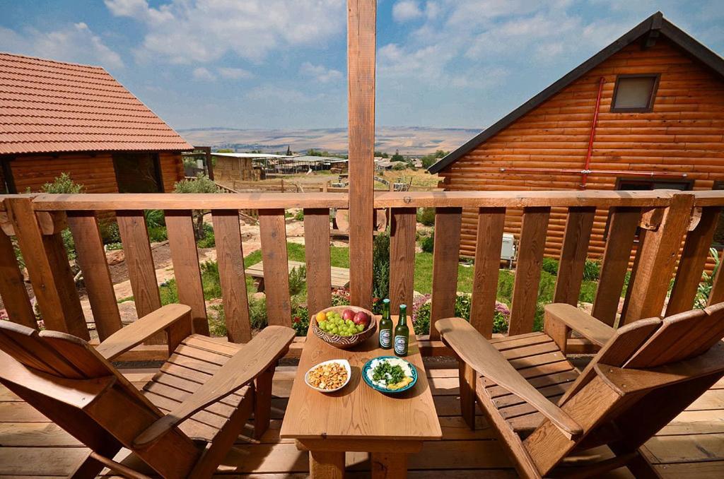 Balkón nebo terasa v ubytování Yagorov Chalet