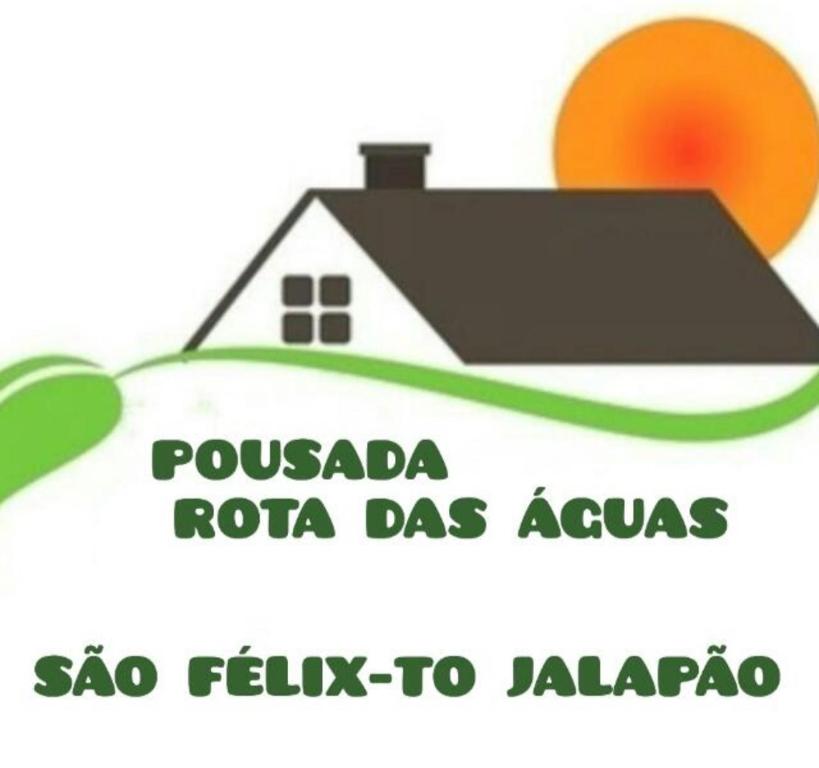 un logotipo para el alivio a Jalapaza en POUSADA ROTA DAS ÁGUAS en São Félix do Tocantins
